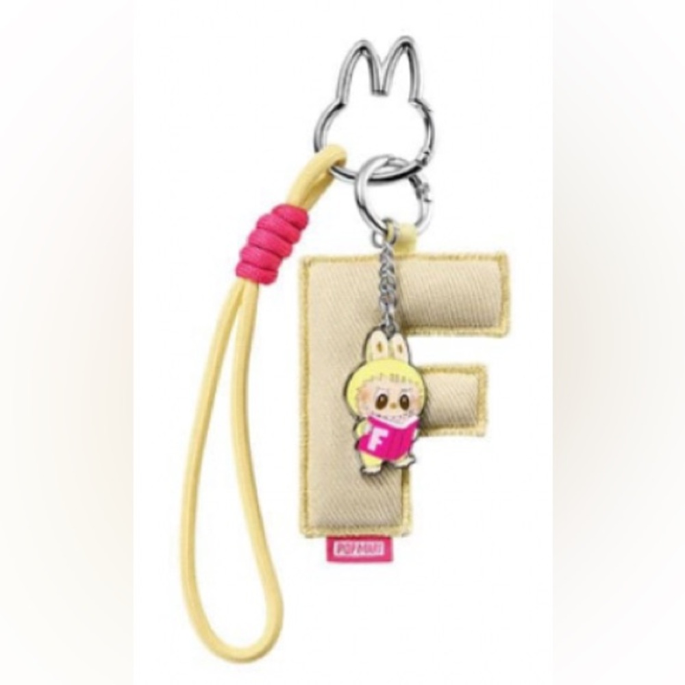 Labubu letter pendant F